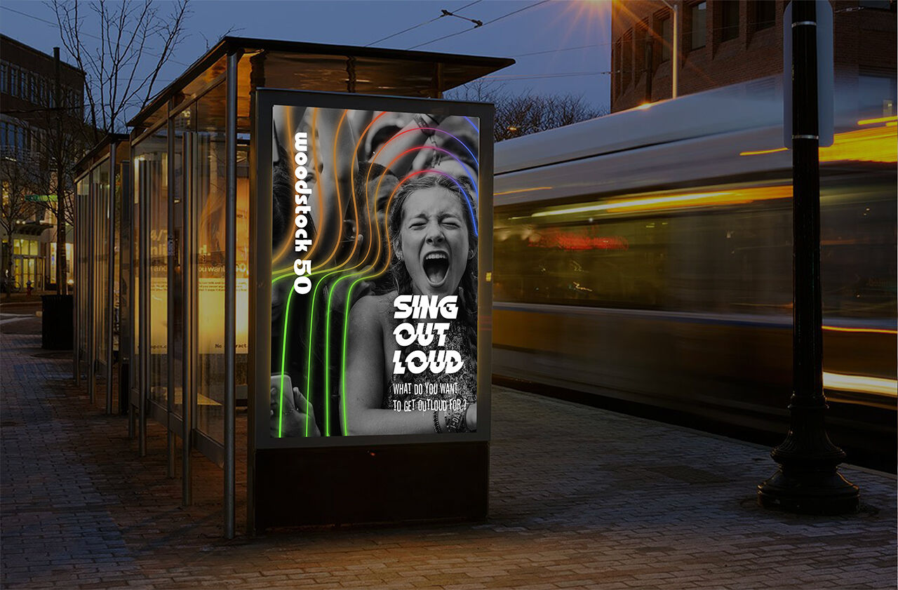 Beats Woodstock billboard campaign