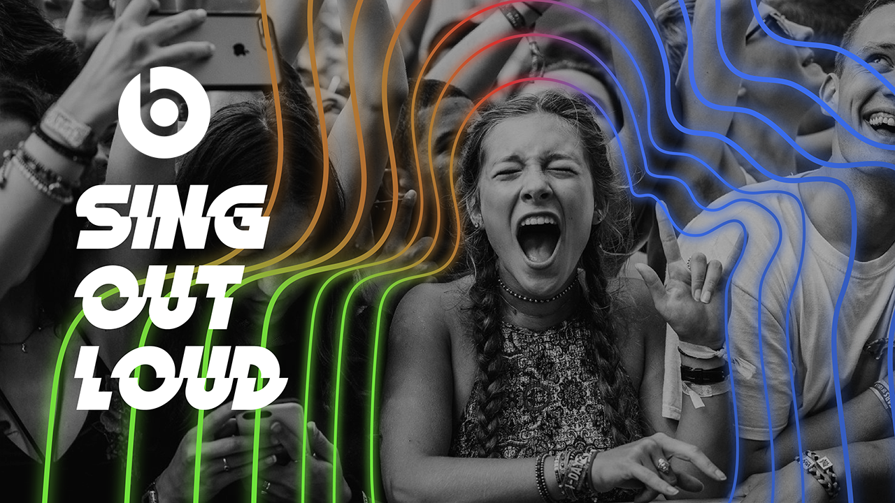 Beats Woodstock Outloud campaign asset