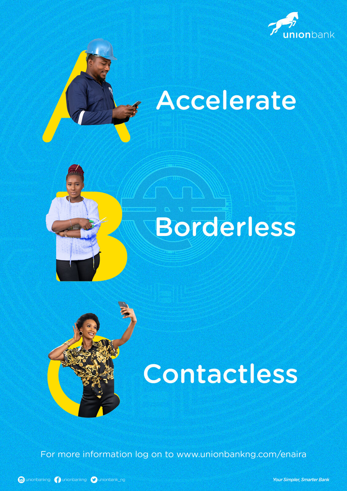 Union Bank visual identity campaign